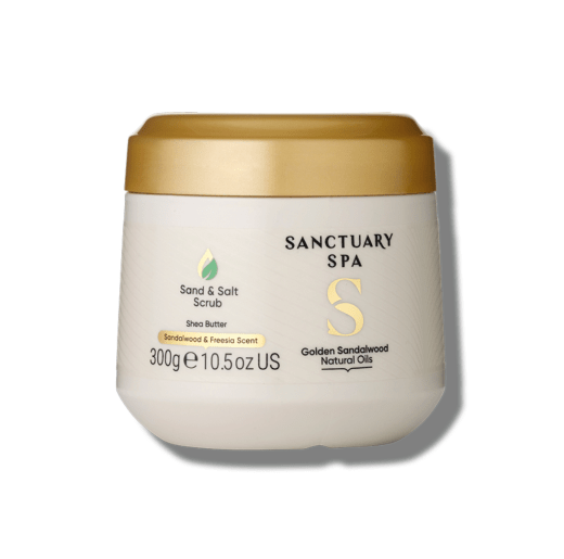 Sanctuary Spa Golden Sandalwood Sand and Salt Scrub 200ml