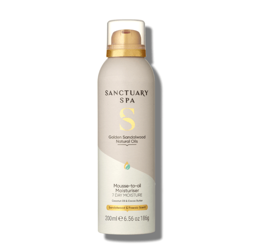 Sanctuary Spa Golden Sandalwood Mousse-to-Oil Moisturiser 200ml